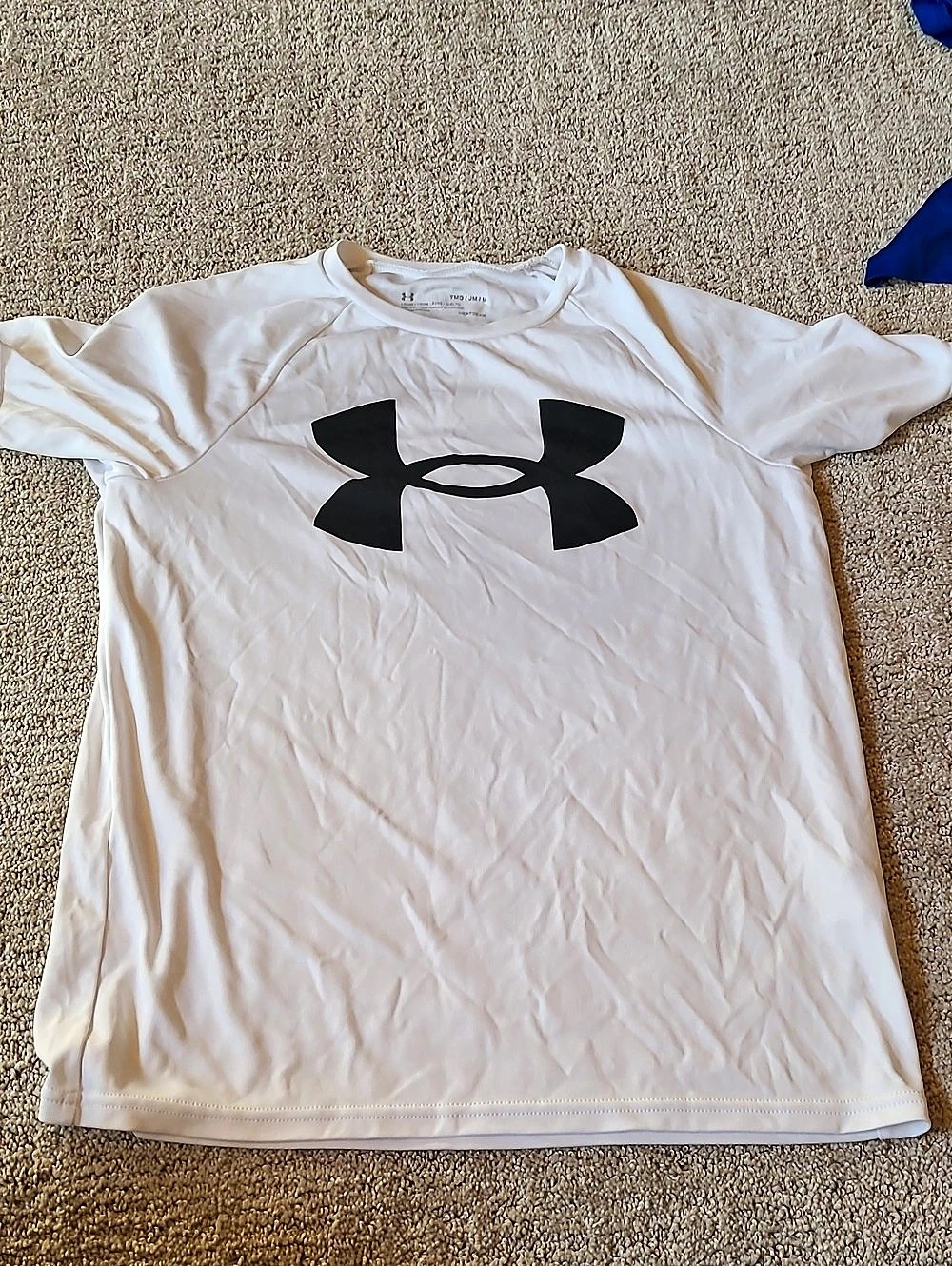 Under Armour UA Tech Big Logo Short-Sleeve T-Shirt White Ymedium